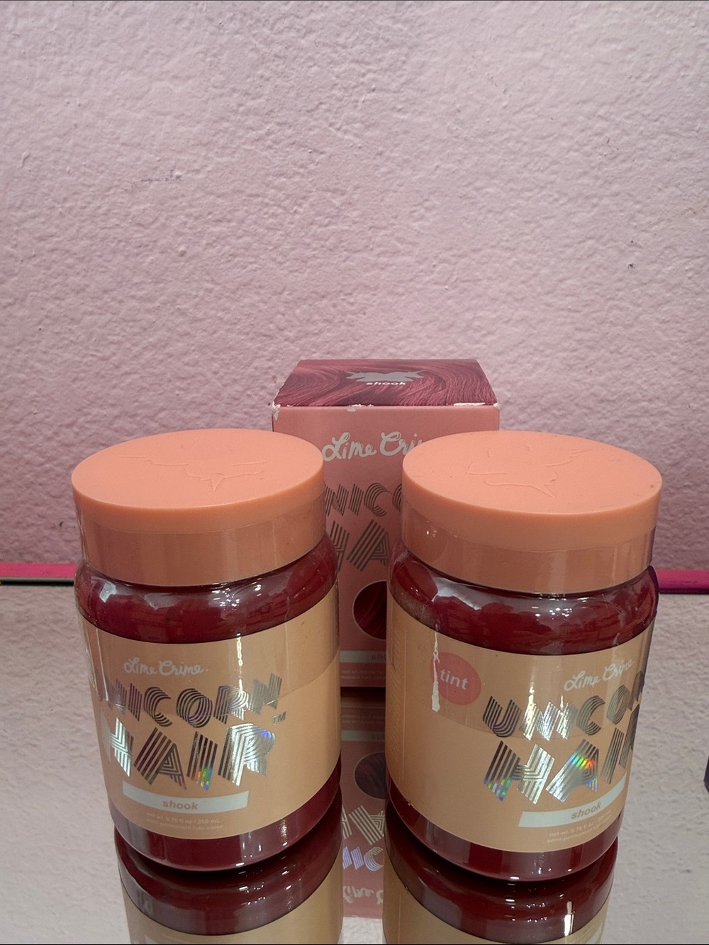 Lime Crime Unicorn Hair Tint - Shook-(Peach Coral)